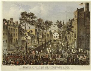 69th NYSM Parading in New York City - 1861